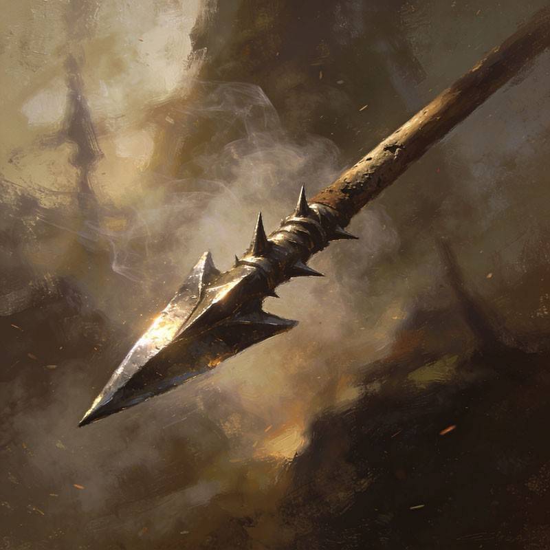 An arrow that is very dangerous.