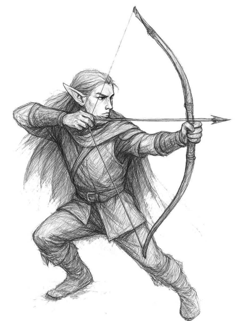 Elven bowman.