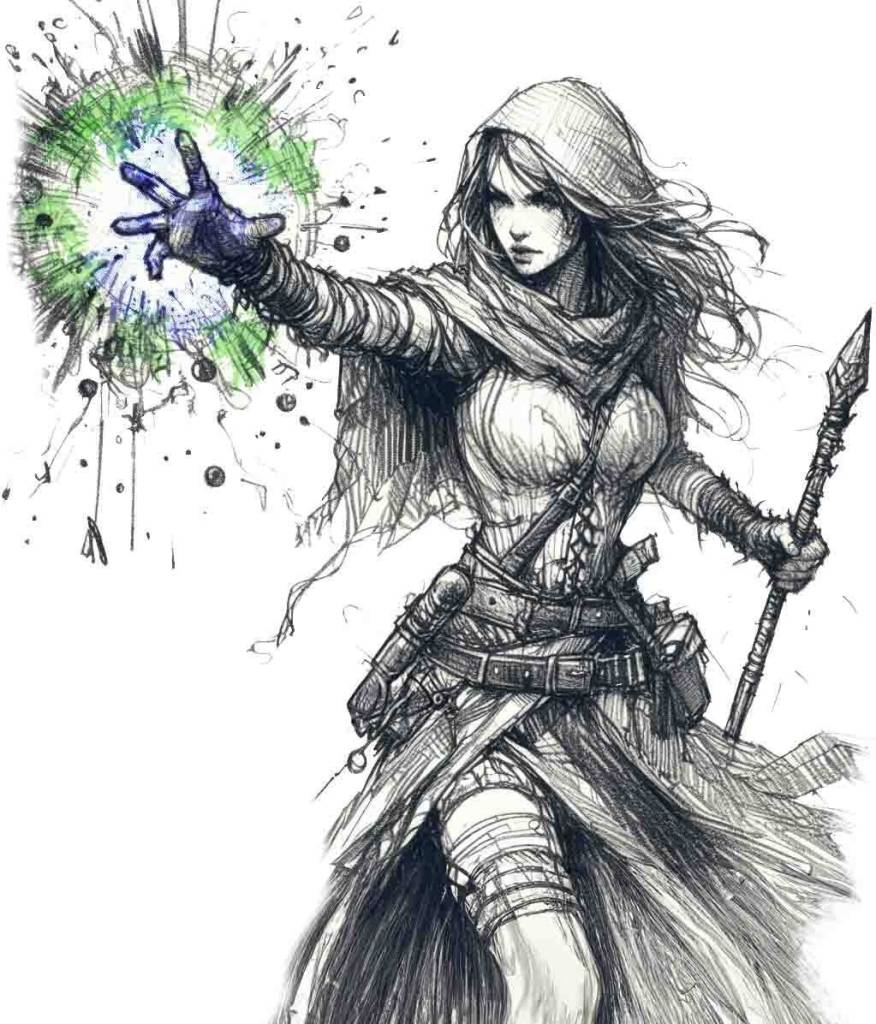 Female Wizard Caster