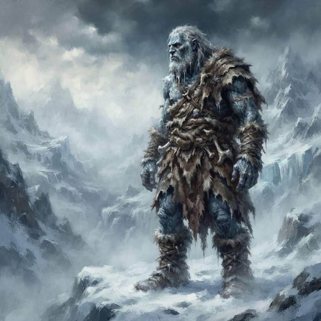A large frost giant.